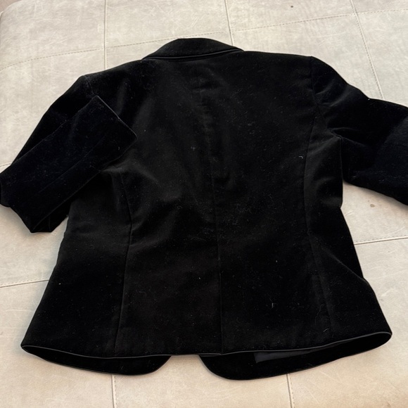 Ann Taylor Black Velvet Blazer - Picture 4 of 4